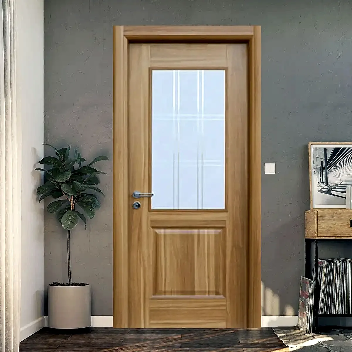 Camlı Laminat Oda Kapısı