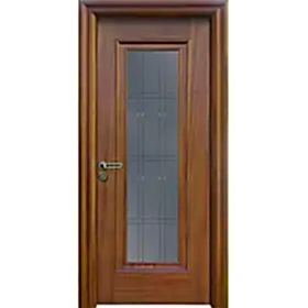 Camlı Ahşap Kapı Modelleri
