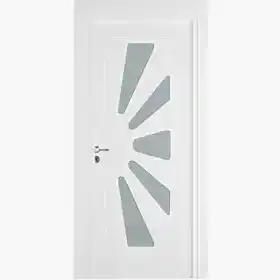 Camlı PVC Kapı